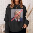 Trump 2024 Convicted Felon Stamped Guilty Sweatshirt Gifts for Her