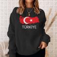 Türkei Türkische Fahne Türkei Landkarte Harita Sweatshirt Geschenke für Sie