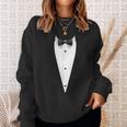 Tuxedo With Bowtie For Wedding And Special Occasions Sweatshirt Gifts for Her