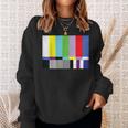 Tv Test Pattern Television Watcher Birthday Sweatshirt Gifts for Her