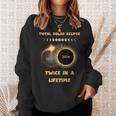 Twice In A Lifetime America Solar Totality Eclipse 2024 Sweatshirt Gifts for Her Twice In A Lifetime America Solar Totality Eclipse 2024 Sweatshirt Gifts for Her