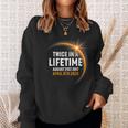 Twice In Lifetime Solar Eclipse 2024 2017 North America Sweatshirt Gifts for Her
