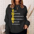 Twins Two Winning Individuals Noticeably Similar Twinning Sweatshirt Gifts for Her
