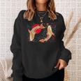 Two Japanese Koi Fish Sweatshirt Gifts for Her