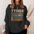 Tyner Family Name Tyner Last Name Team Sweatshirt Gifts for Her