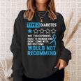 Type 2 Diabetes T2d Warrior Diabetes Awareness Sweatshirt Gifts for Her