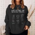 Types Of Baseball Pitches Life Choices Pitcher Player Sweatshirt Gifts for Her