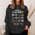 Types Of Cat Loaf Kitten Bread Lover Foodie Cute Pet Cat Sweatshirt Gifts for Her