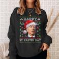 Ugly Christmas Sweater Joe Biden Happy Easter Day Xmas Sweatshirt Gifts for Her