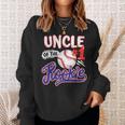 Uncle Of Rookie 1St Baseball Birthday Party Theme Matching Sweatshirt Gifts for Her