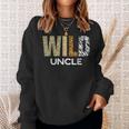 Uncle Of The Wild One Zoo Birthday Safari Jungle Animal Sweatshirt Gifts for Her