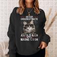 Never Underestimate An Old Man With A Maine Coon Cat Lovers Sweatshirt Gifts for Her