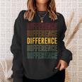 Unterschied Stolz Unterschied Sweatshirt Geschenke für Sie