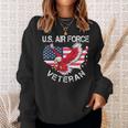 Us Air Force Veteran A Fine Man And Patriot For Veterans Sweatshirt Gifts for Her