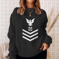 Us Navy Petty Officer First Class Sweatshirt Gifts for Her