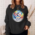 Usa 2024 Games United States Gymnastics America 2024 Usa Sweatshirt Gifts for Her
