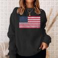 Usa Flag 4Th Of July American Red White Blue Star Vintage Sweatshirt Gifts for Her