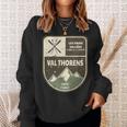 Val Thorens Les Trois Vallées Savoie France Vintage Sweatshirt Geschenke für Sie