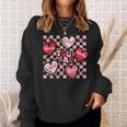 Valentine You Are Loved Worthy Enough Candy Heart Teacher Sweatshirt Gifts for Her