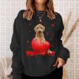 Valentines Day Golden Doodle Heart Dog Lovers Sweatshirt Gifts for Her
