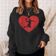 Valentines Day Love For Basketball Lovers Sweatshirt Gifts for Her
