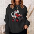 Valentines DayRex Riding Monster Truck Toddler Boys Sweatshirt Gifts for Her