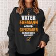 Vater Ehemann Und Gleisbauer Gleisbau Eisenbahn Eisenbahner Sweatshirt Geschenke für Sie