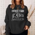 Vater Sohn Freunde Faust Bump Papaatertag Familie Kapuzenjacke Sweatshirt Geschenke für Sie