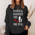 Vater Und Tochter Hand In Hand Herz Seele Papa Kind Geschenk Sweatshirt Geschenke für Sie