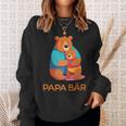 Vatertagater Sohn Tochter Sohn Papa Bär Kapuzenjacke Sweatshirt Geschenke für Sie