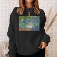 Vincent Van Hog's Irises And Also A Hedgehog Graphic Sweatshirt Gifts for Her