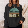 Vintage 80S Retro Berlin Souvenir Skyline Berlin Sweatshirt Geschenke für Sie