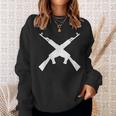 Vintage Ak-47 Auto Assault Rifle Gun Rights 2Nd Amendment Sweatshirt Gifts for Her