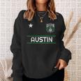 Vintage Austin 512 737 Area Code Distressed Retro er Sweatshirt Gifts for Her