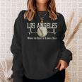 Vintage Baseball Los Angeles Graphic Sweatshirt Gifts for Her