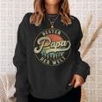 Vintage Bester Papa Der Welt Father's Day For Dad S Sweatshirt Geschenke für Sie