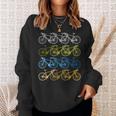 Vintage Bikes Biker Retro Bicycle Cycling Xmas Sweatshirt Geschenke für Sie