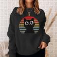 Vintage Cat Sweatshirt Geschenke für Sie