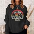 Vintage Cats And Tats Cat Tattoo Lover Cats & Tats Sweatshirt Gifts for Her