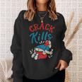 Vintage Crack Kills Plumber Sweatshirt Gifts for Her
