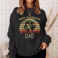 Vintage Dackel Papa Hundeliebhaber Dackelater Hund Besitzer Sweatshirt Geschenke für Sie