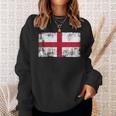 Vintage English Banner Fan England Flag Retro Sweatshirt Gifts for Her