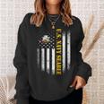 Vintage Flag American Us Navy Seabee Logo Eagle Dad Sweatshirt Gifts for Her