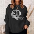 Vintage Football Jersey Number 34 Player Number Sweatshirt Gifts for Her