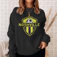 Vintage Nashville Tennessee Tn Blue And Yellow er Sweatshirt Gifts for Her