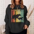 Vintage Papa Bär Baby Bäratertag Xmas Geschenk Retro Daddy Sweatshirt Geschenke für Sie