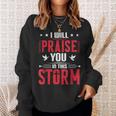 Vintage Praise You In This Storm Lyrics Casting Crowns Jesus Sweatshirt Gifts for Her