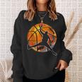 Vintage Retro Basketball 70S Sweatshirt Gifts for Her