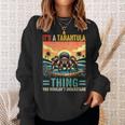Vintage Retro Joke Tarantula Thing Costume Zoo Animal Sweatshirt Gifts for Her