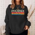 Vintage Retro Phoenix Arizona Distressed Sweatshirt Gifts for Her